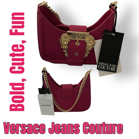 Versace Jeans Couture hot pink crossbody